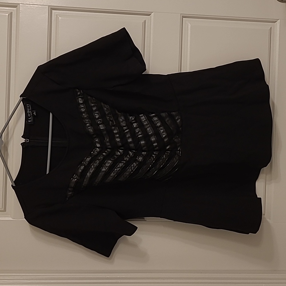 Eloquii Size 16 Peplum Top